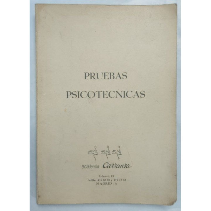 Pruebas psicotécnicas para ingeso en oposiciones